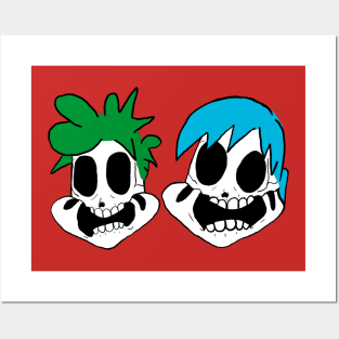 Kablam Skulls Posters and Art